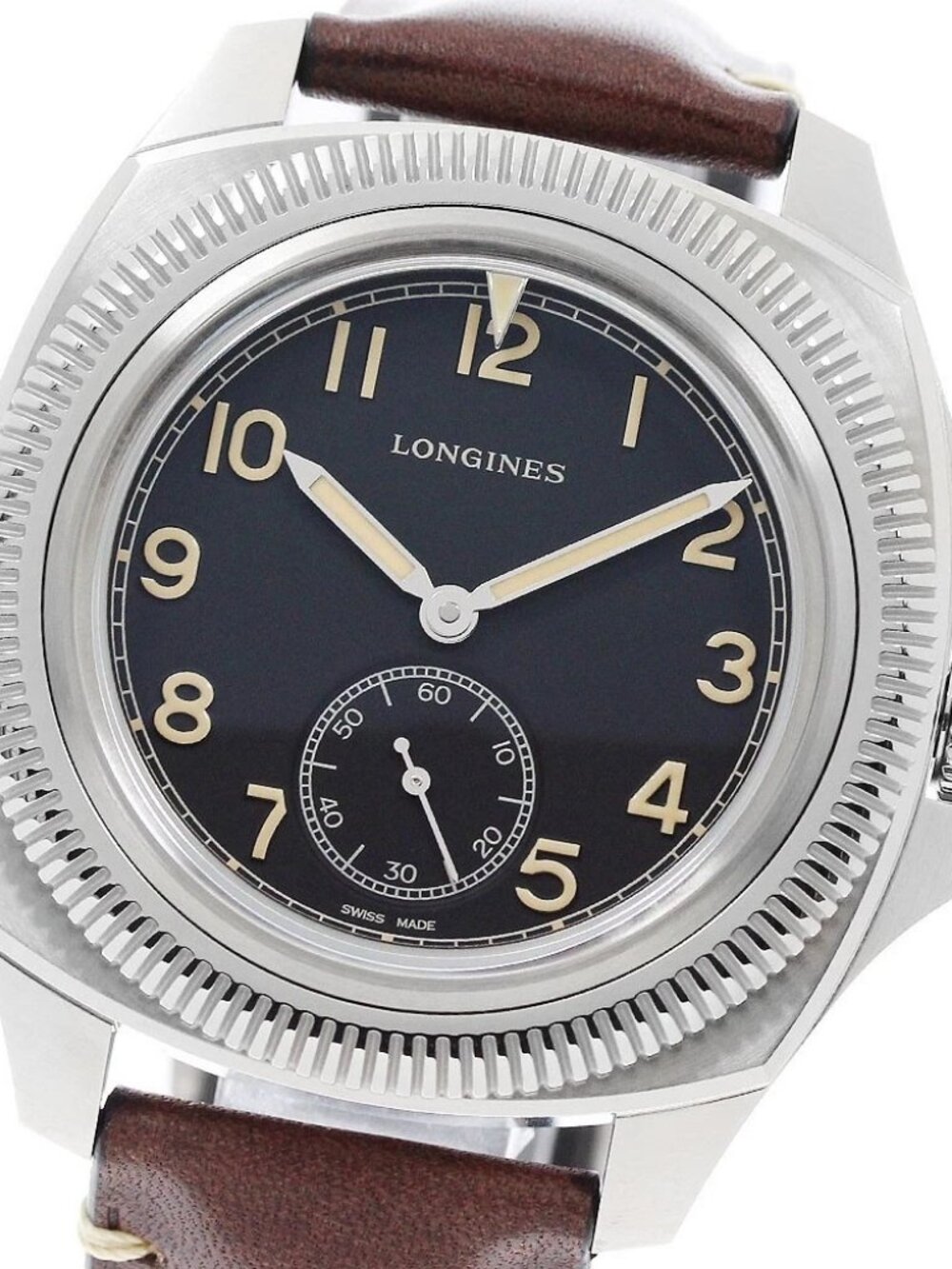 LONGINES Pilot Majetec L2.838.4 Small seconds black Dial Automatic Men's_952031